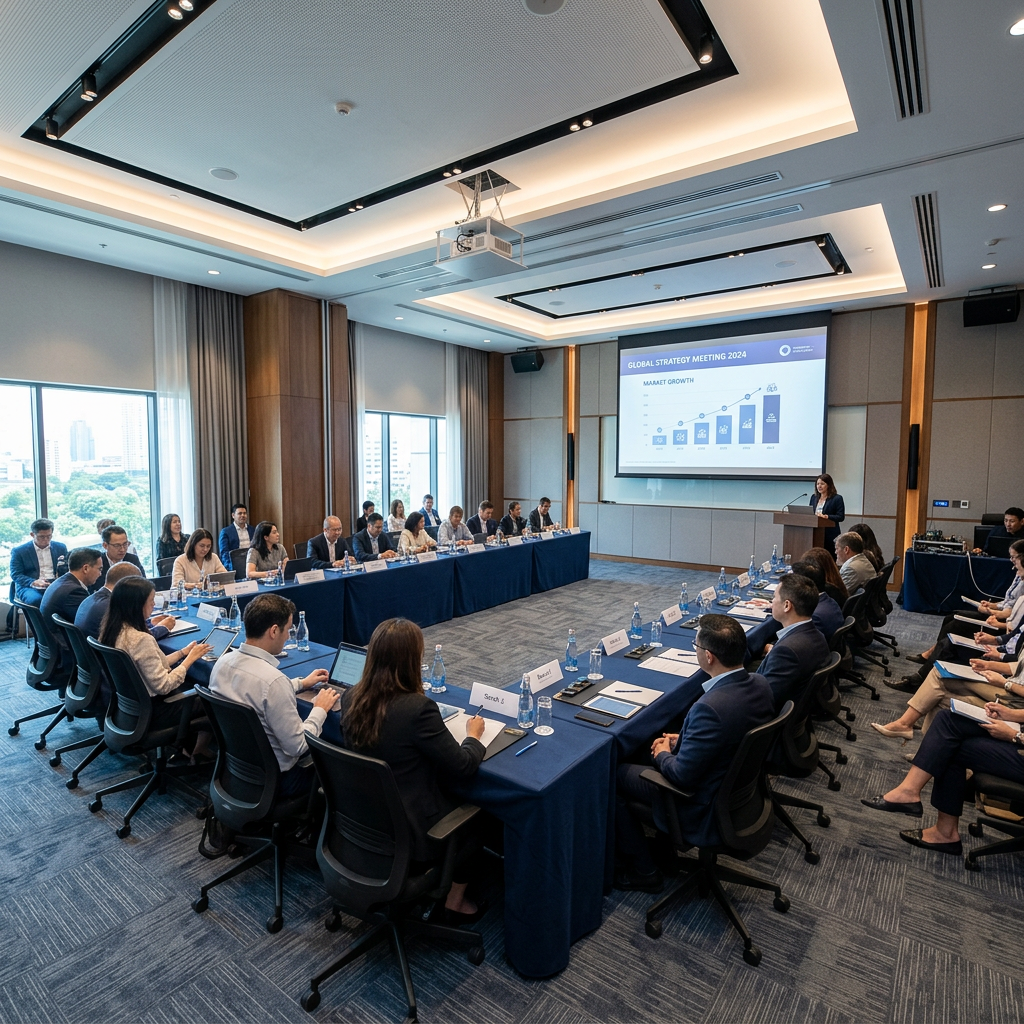 Global strategy and corporate meetings